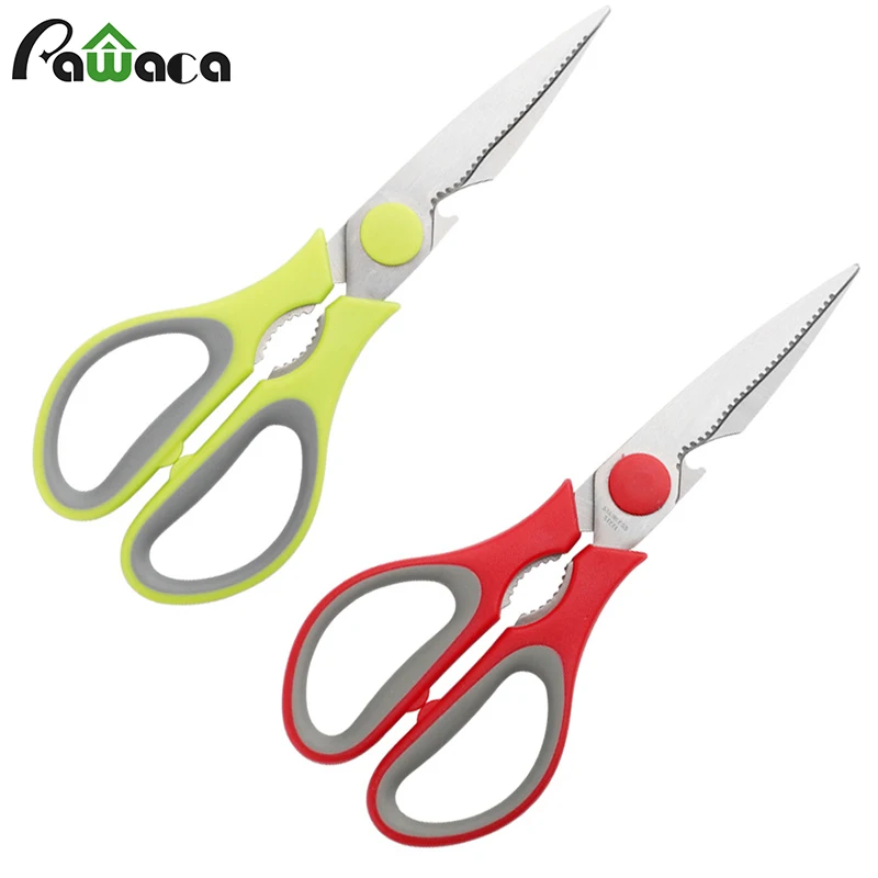 

Kitchen Scissors,Multi-Purpose Utility Stainless Blade Strong Household Chicken Bone Scissors,Sharp Cutting, Cut Fish Bone Tool
