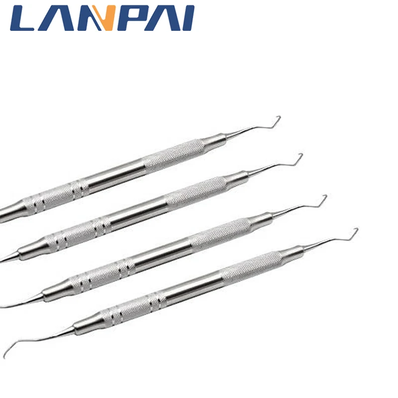 Ручная работа Subgingival стоматологический периодонтальный инструмент Curette