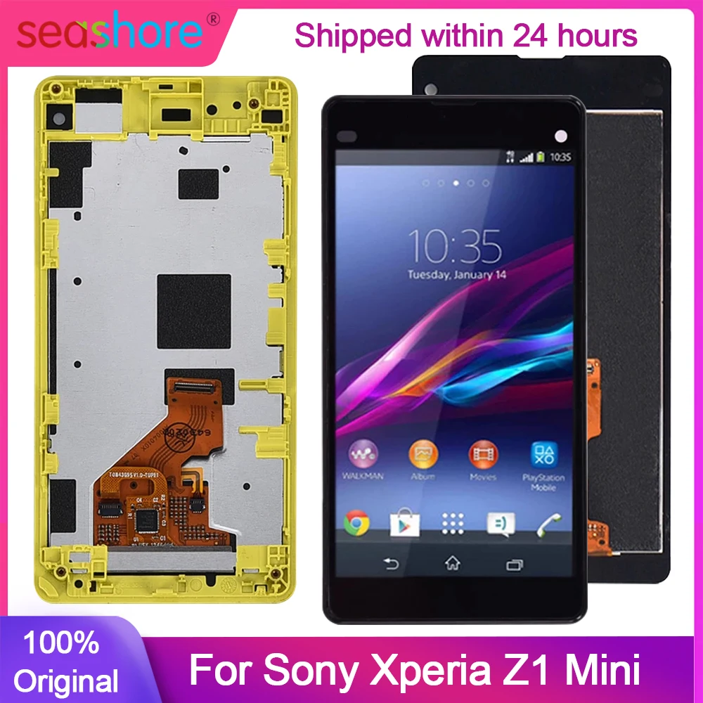 Original Display For SONY Xperia Z1 Compact Display Touch Screen For Xperia Z1 Mini LCD Display Digitizer Replacement Parts D51W