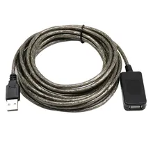 

USB 2.0 Extension Cable 5M/10M Repeater Male to Female M/F Built-in IC Dual Shielding Super Speed Extension Cable Cord Hot