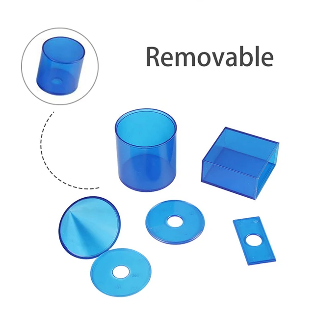 Children 3D Transparent Geometric Model Math Toys Shape Teaching Aids Educational Learning Toys Student Preschool Brain Training 2