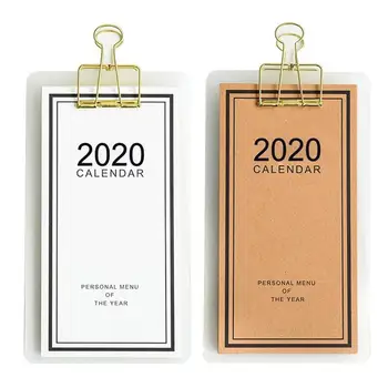 

2020 Calendar DIY Table Calendar Creative Simple Desk Calendar Planner Daily Schedule Yearly Agenda Organizer School Office