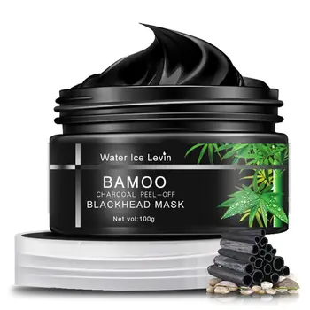 

100g Face Skin Care Black Mud Bamboo Charcoal Mask Blackhead Remover Deep Clean Peel Off Mud Masks