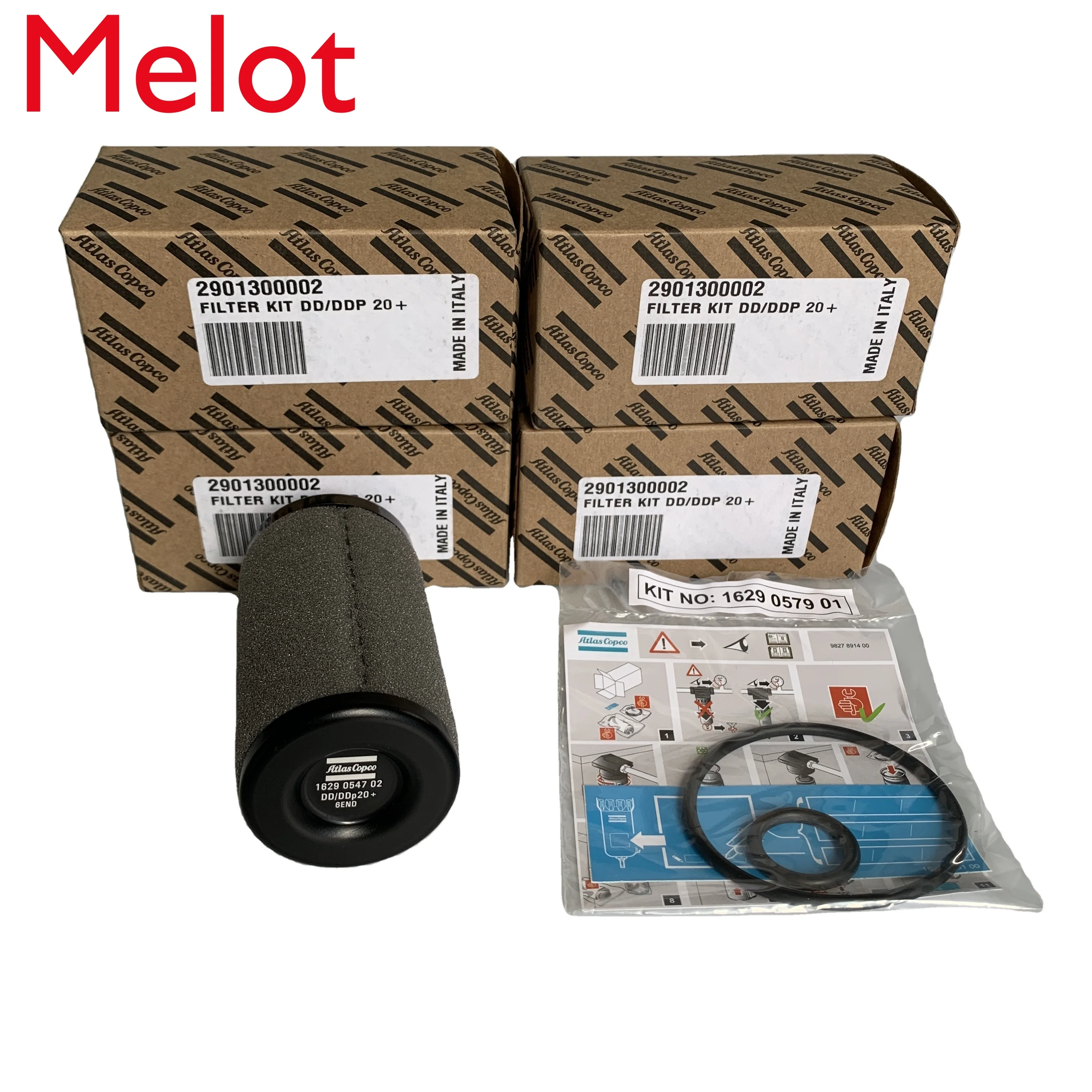 

hot sale AtlasCopco Filter element of pipeline filter 2901300002 FILTER KIT DD/DDP20+