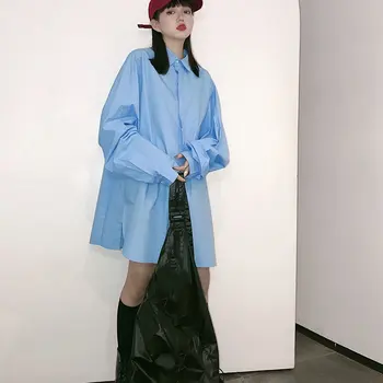 

XUXI Spring 2020 Women Fashionable European Letter Shirt Women's Sleeve Collection Printed With A Small Chest FZ0819