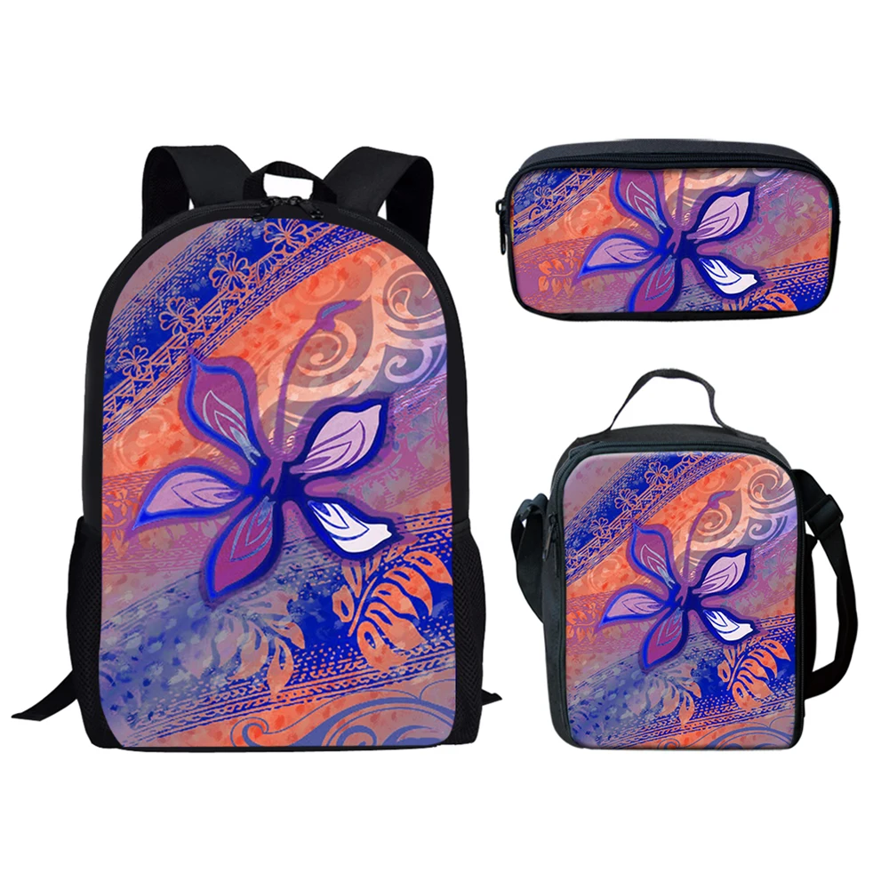 school-bags-set-for-boys-girls-boho-polynesian-hibiscus-printed-bagpack-kids-schoolbags-backpack-lunch-pencil-bags