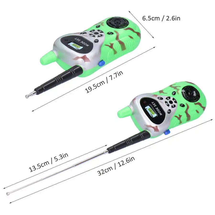 Simulação sem Fio Intercoms em Tempo Pces Crianças Walkie Talkies Handheld Portátil Real Brinquedo Telefone Falando 2 14 Computers & Electronics