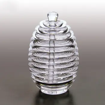 

Plastic Honey Pot Jars for Storage Breakfast Jam Seasoning Set Castor Box With Stirring Stick Spices Oil Bottle