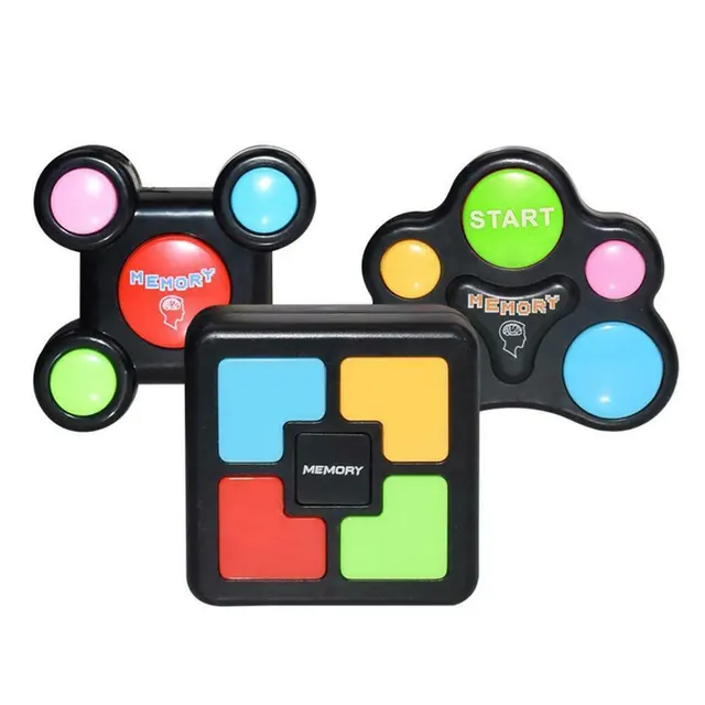Children Puzzle Memory Game Console LED Light Sound Interactive Toy Training Hand Brain Coordination 3