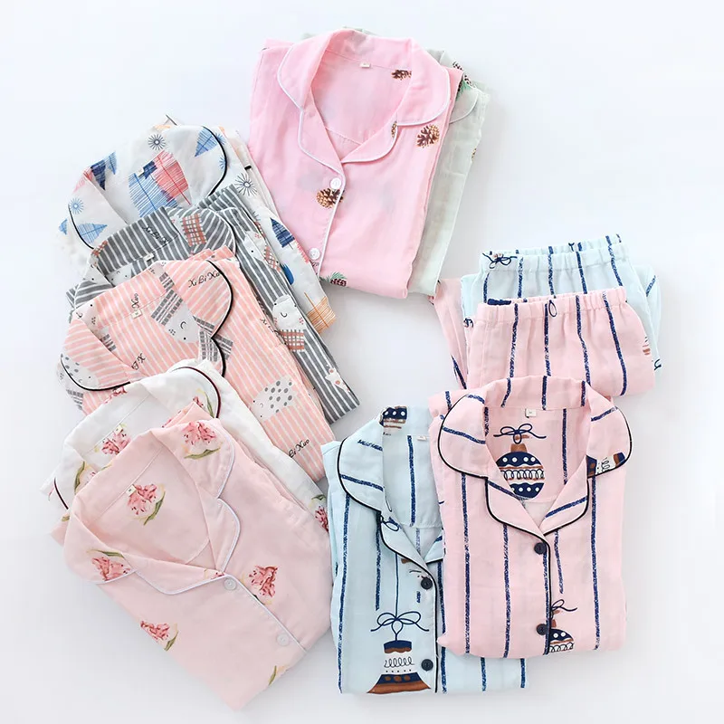 

2019 Thin Pregnant Women Pyjama Set Cotton Breastfeeding Sleepwear Maternity Pyjamas Cartoon Nightwear Set Print Pijama Mujer