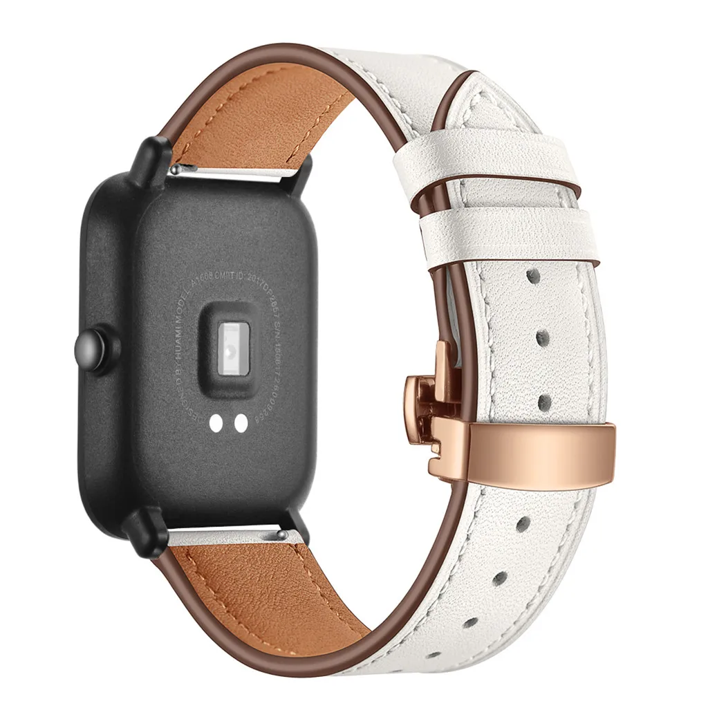 Ретро сменный Браслет Кожаный ремешок для Xiaomi/Huami/Amazfit/Bip/Молодежные часы фитнес-трекер активности