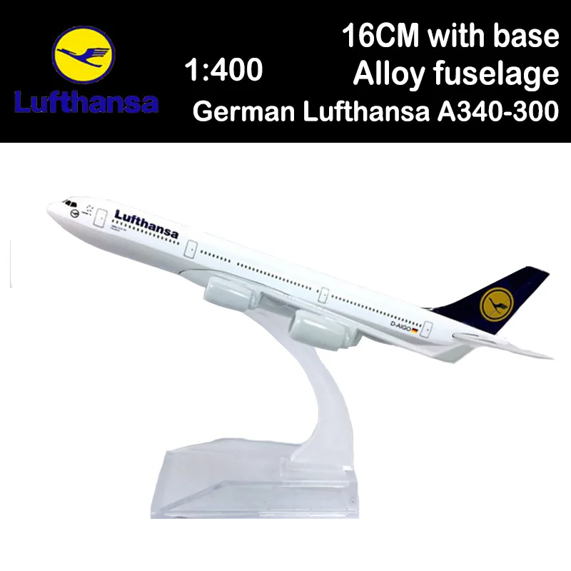 1 400 Air German Lufthansa Airplane Airbus 340 A340 Model Alloy Aircraft Plane Airliner Display Toy Adult Kid Gift Shelf Display Diecasts Toy Vehicles Aliexpress