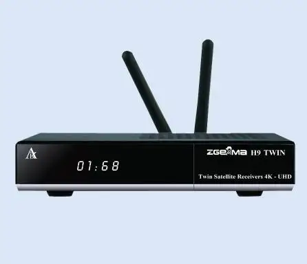 Новая версия ZGEMMA h9.твин Linux OS Enigma2 цифровой 4 к UHD спутниковый ресивер DVB-S2X+ DVB-S2X двойной тюнер Встроенный Wi-Fi