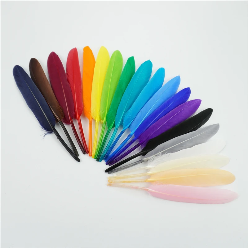 10-15cm/4-6inch Duck Feathers Handicraft Accessories Small Goose Plumes Jewelry Creation DIY Gift Decorations,mixed color feathers,goose feathers,craft feathers,natural feathers