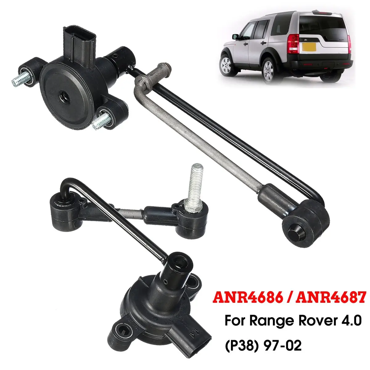 Датчик уровня высоты ANR4686 ANR4687 для Land Rover Range P38 1997 2002 2.5L 4.0L 4.6L SUV|Сенсор транспорта| |