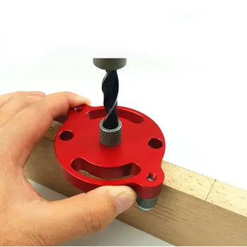 

6mm/8mm/10mm Vertical Hole Jig Wood Dowel Hole Drilling Guide Jig Drill Bit Kit Joinery System Woodworking Drilling Locator