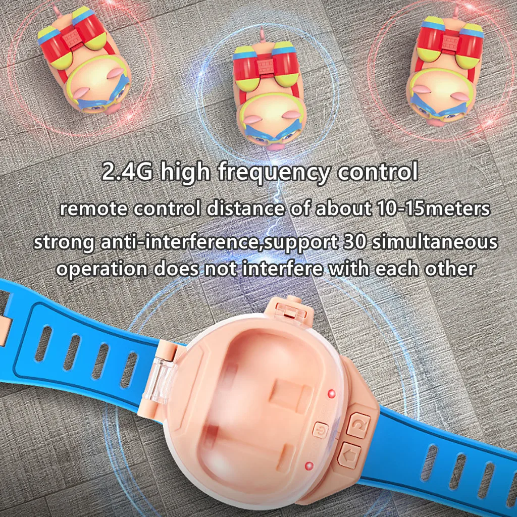 Маленькие умные часы Pig с дистанционным управлением для автомобиля, 2,4G, автоматический режим дистанционного управления частотой и датчик гравитации, двойной режим переключения# g5