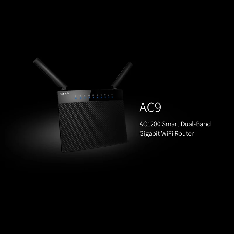 Tenda AC9 AC1200M беспроводной WiFi роутер с 2 4 ГГц/5 0 ГГц антенна высоким коэффициентом