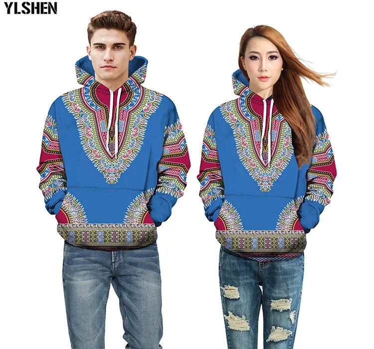 African Dresses For Women African Clothes Africa Retro Print Hoodies Dashiki Couple Clothing Man Ankara Plus Size Africa Dress 03