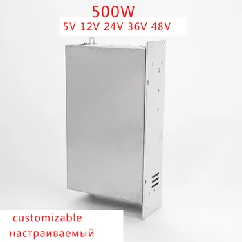 

YK 500W S-500 Power Source Supply AC DC SMPS 220V 5V 12V 24V 36V Power Supply Switching Transformer Switch Customizable