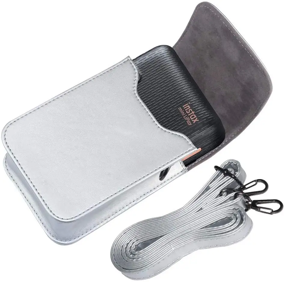 Ретро сумка для камеры кожаный чехол для Fujifilm Instax Mini liplay Hybrid camera с регулируемым ремешком и карманом