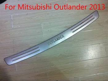 

High quality Car styling stainless steel Rear bumper Protector Sill For Mitsubishi Outlander2007-2013 car accessories