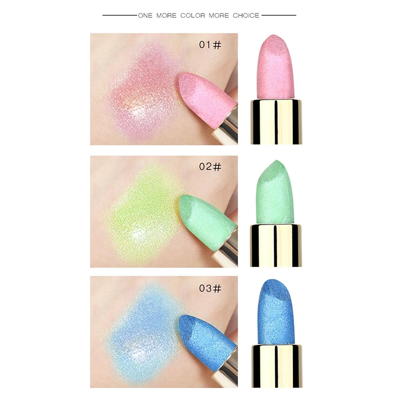 Holographic Mermaid Glitter Lipstick Shiny Metallic Matte Lipsticks Waterproof Long Lasting Red Gold Lip Stick Makeup Cosmetics Holographic Mermaid Glitter Lipstick Shiny Metallic Matte Lipsticks Waterproof Long Lasting Red Gold Lip Stick Makeup Cosmetics