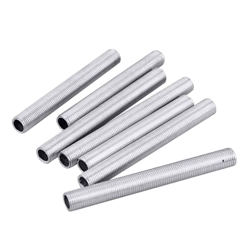 5pcs M12*1 Hollow Screw Full Tube Screw Nut Galvanized Table Lamp Chandelier Floor Light Bedside Lamp DIY Lighting Fixture table lamp led lamp accessories ceiling pendant light