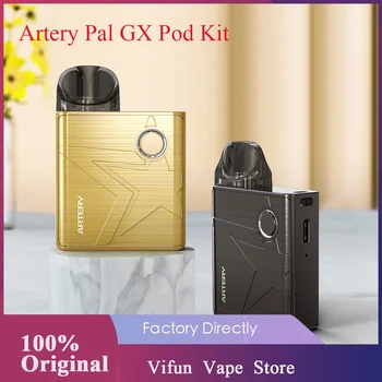 

Original Artery Pal GX Pod Kit 1000mAh Built-In Battery W/ Capacity 2ml Pod W/ Max 25W Output W/ KA1 1.3ohm Pod E-cig Vaporizer