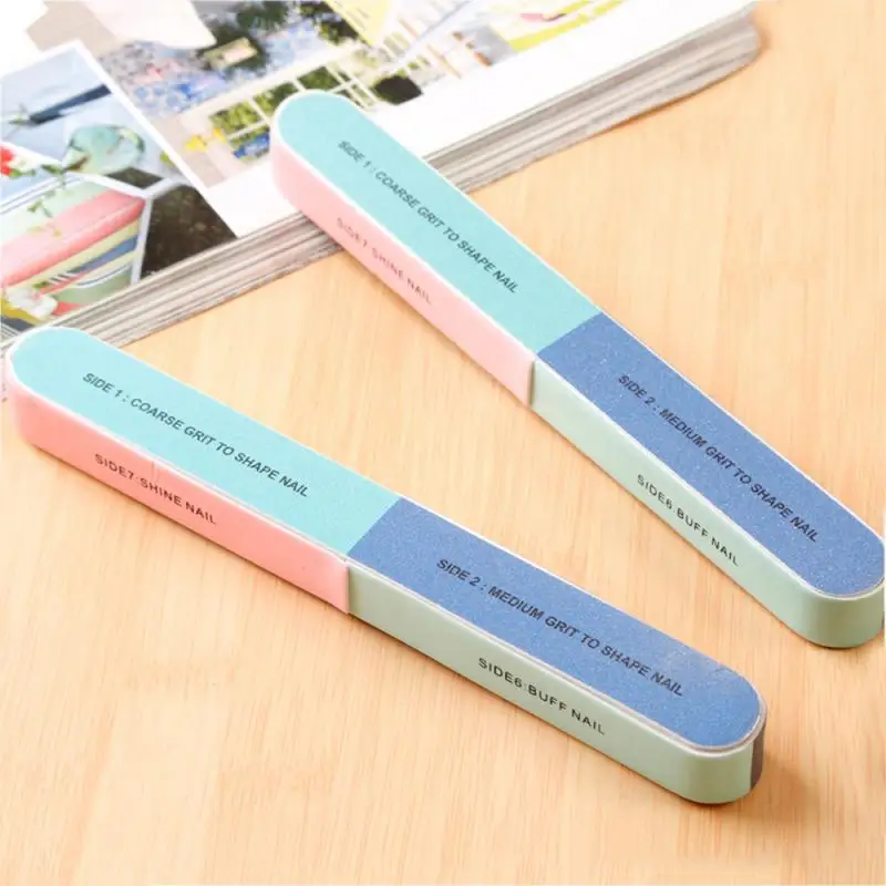 

Soft Thick Matte Face Nail File Nail Six-sided Nail File Creative Tool Professional Nail Buffer Buffing Grit Nail Beauty Tool