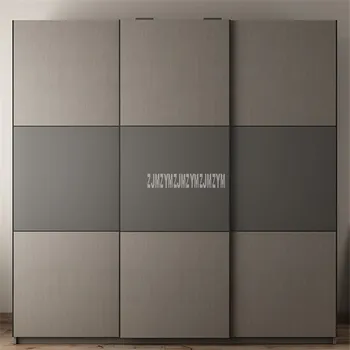 

BK-W01 2mx2m Modern Style Wardrobe 3 Side Door Design Louis Fashion Simple Wood Storage Combination Wardrobe Simple Installation