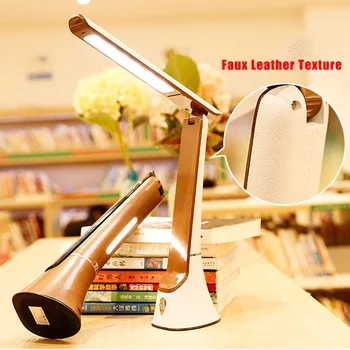 

LED Desk Lamp Rechargeable USB Folding Table Lamp with Night Lamp Touch-countrol Function for Office Study ALI88