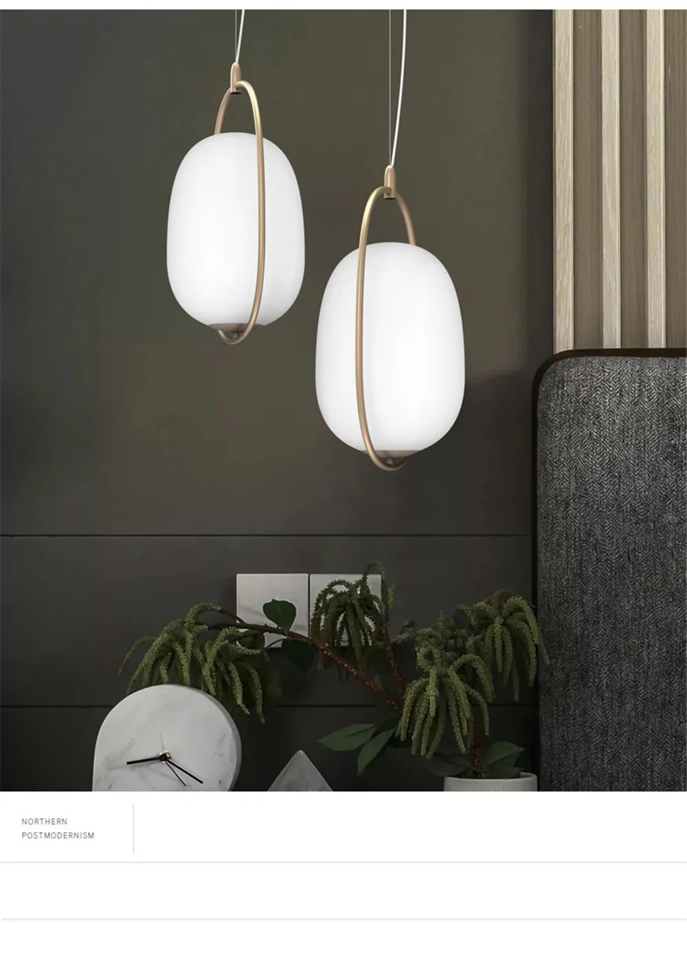 Loft Decor Post Modern LED Pendant Light Iron Gold Circle Glass Hanging Lamp Dining Room Indoor Lighting Fixtures Hanglamp (5)