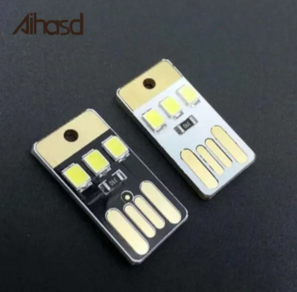 Мобильный источник питания USB лампа черный брелок со светодиодной лампой