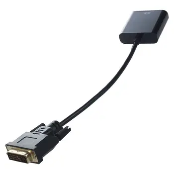 

Pro DVI-D 24+1 Pin Male to VGA 15 Pin Female Cable Adapter Converter Connector