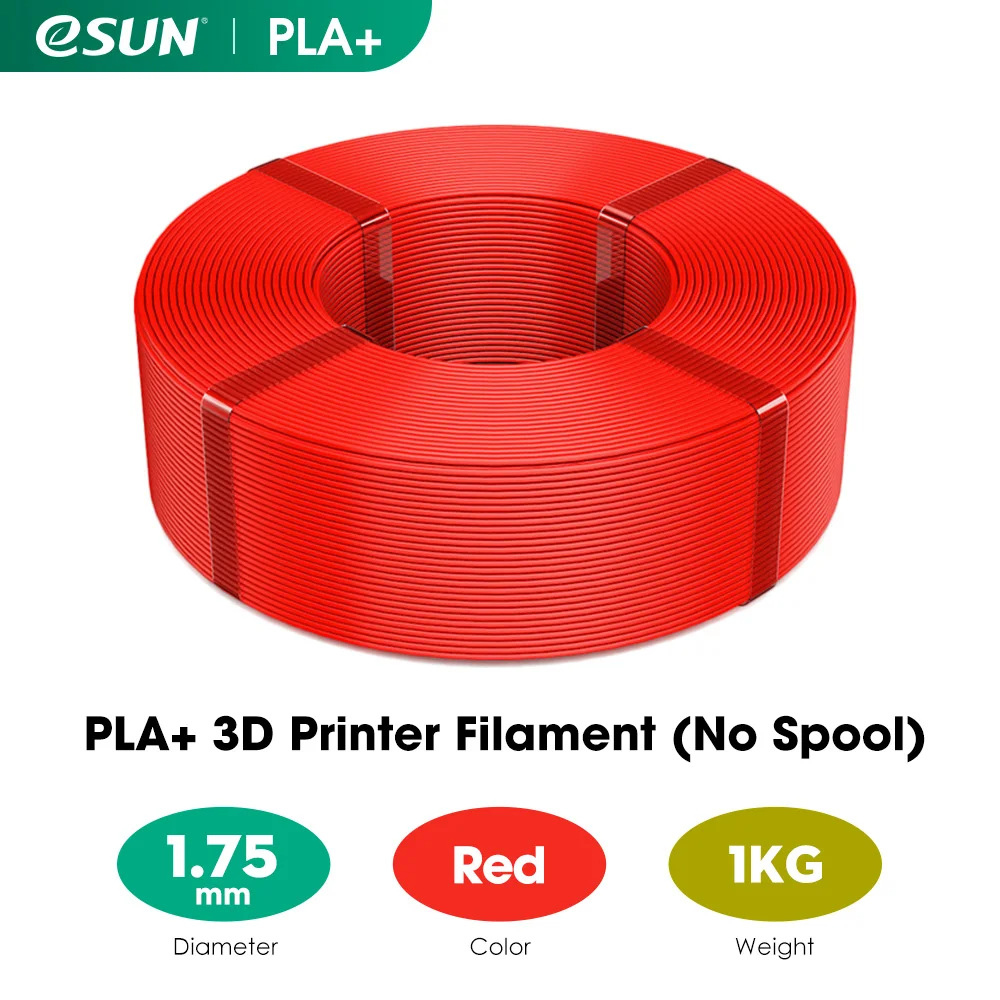 eSUN 3D Filament Reusable Spool Refill Transparent 3D Printing Removable Filament Spool For 1KG PLA PETG Spooless Refilament abs pla petg 3D Printing Materials