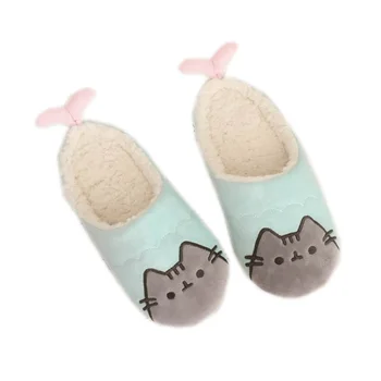 

Promotion Plush cute cat Slippers Cute Funny Home Slipper House Shoes for Women Men