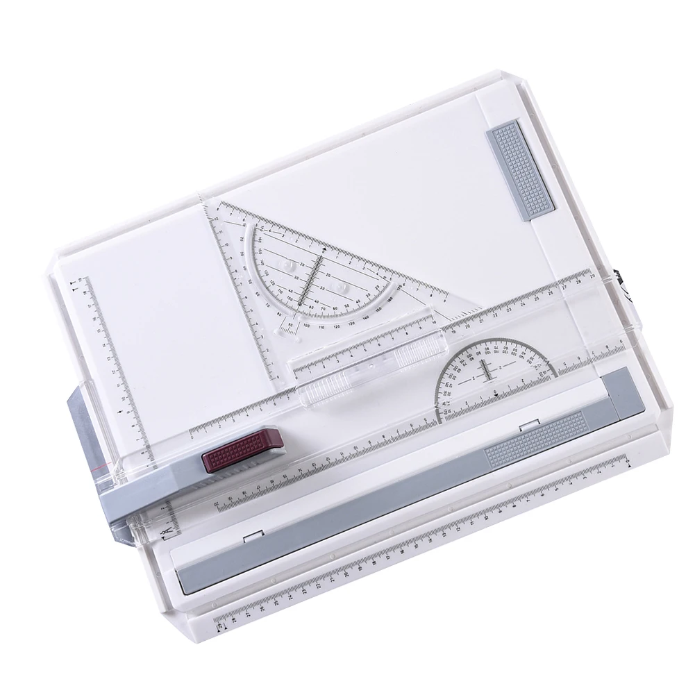 

A4 Stationery Adjustable Angle School Parallel Movement Rules Table Drawing Board Writing Portable Office Art Tool Professional