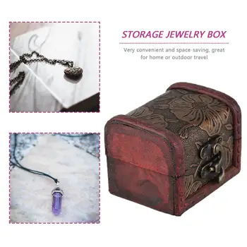 

Vintage Design Personal Jewelry Box Display Box High Quality Portable Trave Necklace Bracelet Rings Organizer Box Gift Box