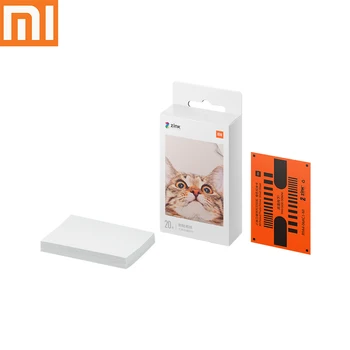 

Original Xiaomi Pocket Print Instant Photo Paper ZINK Paper 10/20/50 sheets for XIAOMI 3-inch Mini Pocket Photo Printer