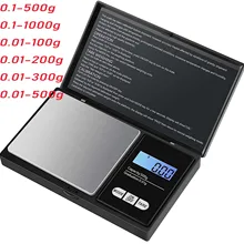 Schmuck Mini Edelstahl Elektronische Waage Digital Pocket Skala Gold Gramm Balance Waage Tragbare Tasche Skala