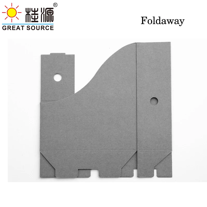 MQQ Foldaway File Holder Newspaper Box 5 Color Per Group Desk Top Organizer Corrugated Magazine Bookend ffice Stationery (10PCS)