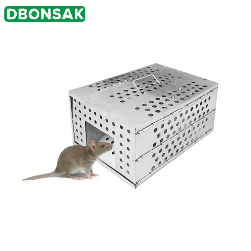 Бытовая большая автоматическая многоразовая ловушка для мыши крыс грызунов