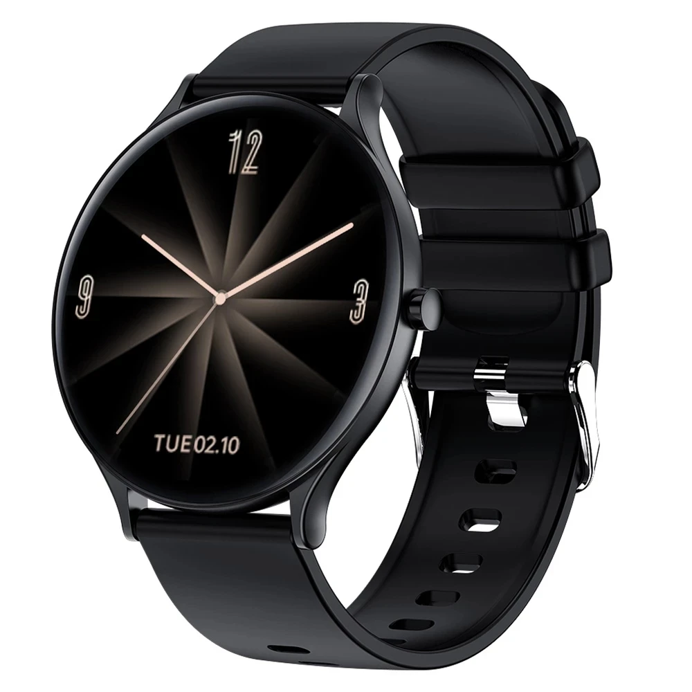 

CAVCSD QW13 Smartwatch Full Touch Screen Heart Rate Blood Pressure Monitor Multiple Sports BT 4.2 Waterproof Smart Watch