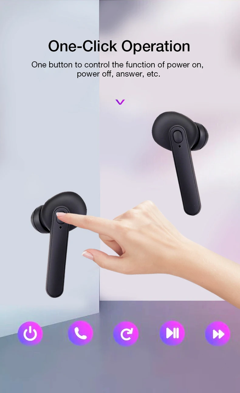 TWS наушники беспроводные наушники Bluetooth наушники с шейным ободком Hifi гарнитура воздушные наушники с микрофоном для мобильных телефонов Xiaomi Android