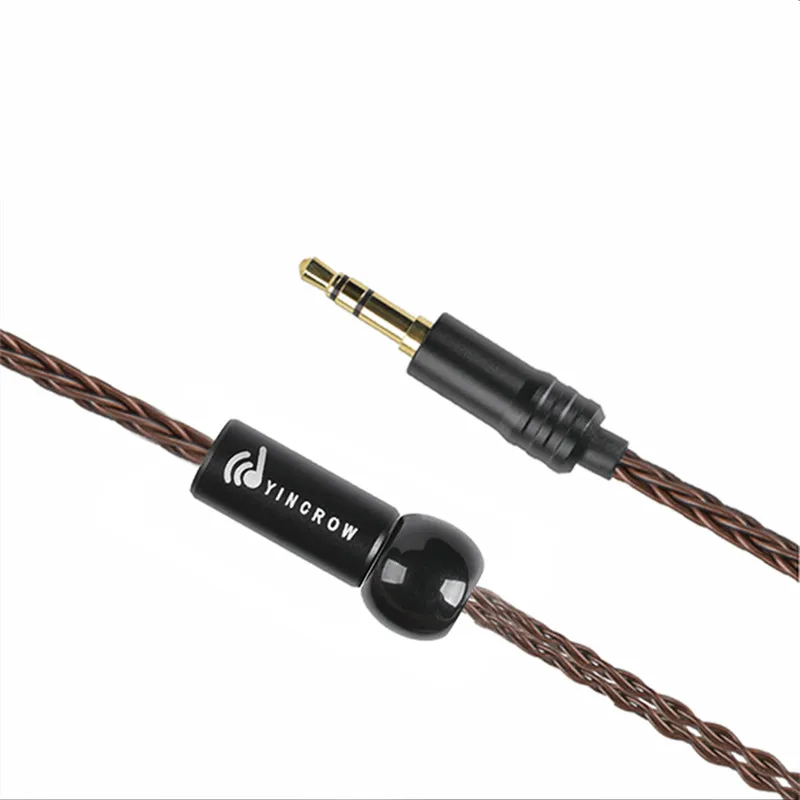 Yincrow RW 1000 3 5 мм наушники HIFI металлические ЧПУ 15 динамический съемный кабель MMCX X6 PT25