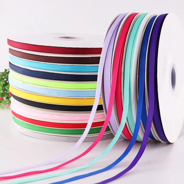 25Yards/Roll 6mm Christmas Ribbon DIY Printed Grosgrain Ribbons for Gift  Wrapping Wedding Christmas Party Decoration Supplies - AliExpress