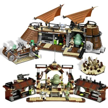 

05025 05090 Compatible Lepining Star Wars 6210 Jabba Sail Barge Model Building Blocks 821 Piece Bricks Boys Birthday Toy Gift