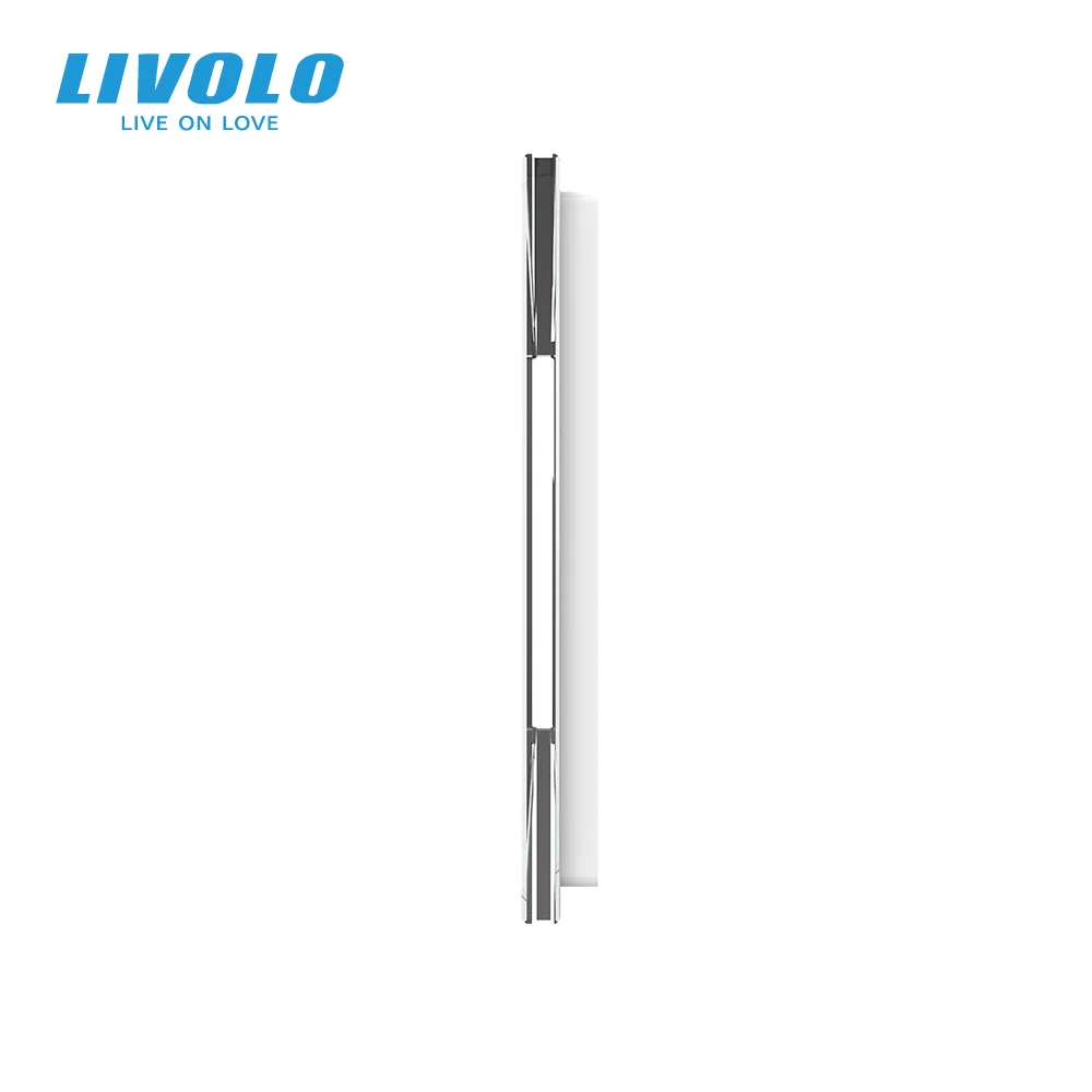 Роскошное белое жемчужное Хрустальное стекло Livolo для переключателя сделай сам 222