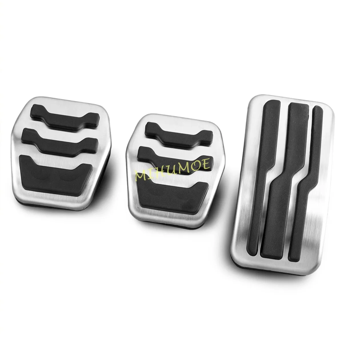 Stainless Steel Manual Foot Clutch Brake Gas Pedal Cover For 2011 2019